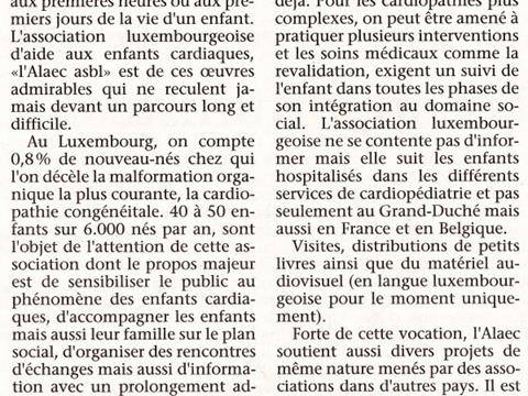 Dans la presse 2009 - Actualités